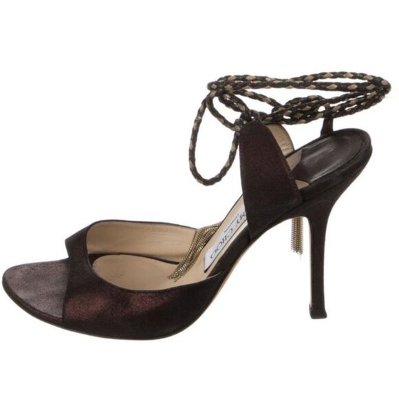 Jimmy Choo wrap heels
